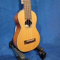 Ohana Super Soprano Long Neck SK-250M Blem All Solid Cedar / Acacia Ukulele h154