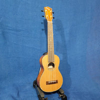 Ohana Super Soprano Long Neck SK-250M Blem All Solid Cedar / Acacia Ukulele h155