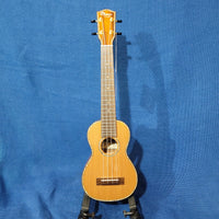 Ohana Super Soprano Long Neck SK-250M Blem All Solid Cedar / Acacia Ukulele h155