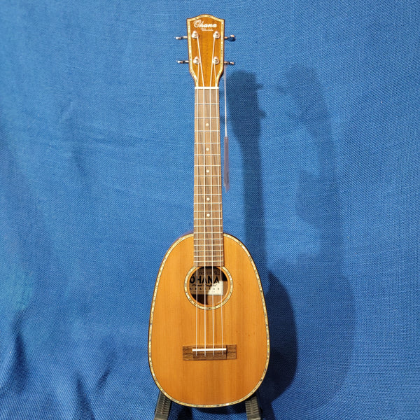 Ohana Concert Pineapple PKC-50G Blem All Solid Cedar / Mahogany Ukulele h159