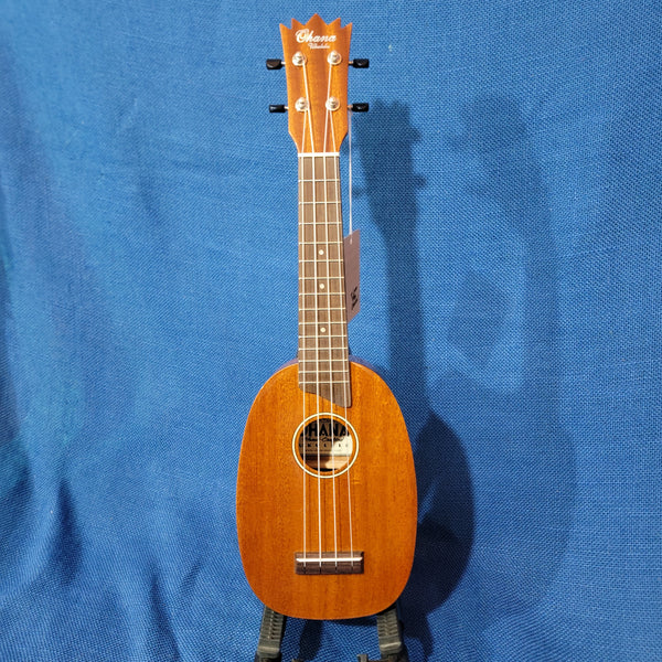 Ohana Soprano Pineapple PK-25G All Solid Mahogany Ukulele h187