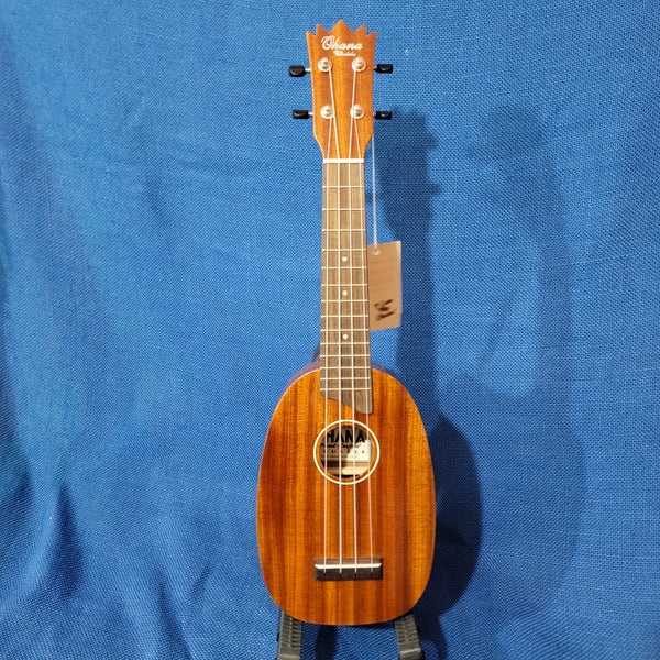 Ohana Soprano Pineapple PK-25G All Solid Mahogany Ukulele h188