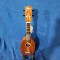 Ohana Soprano Pineapple PK-25G All Solid Mahogany Ukulele h189