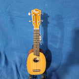 Ohana Soprano Pineapple PK-70G All Solid Spruce / Mahogany Ukulele h192