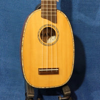 Ohana Soprano Pineapple PK-70G All Solid Spruce / Mahogany Ukulele h192