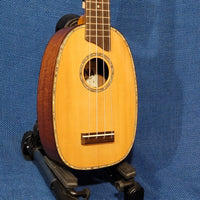 Ohana Soprano Pineapple PK-70G All Solid Spruce / Mahogany Ukulele h192