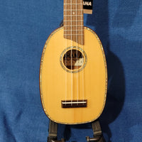 Ohana Soprano Pineapple PK-70G All Solid Spruce / Mahogany Ukulele h193