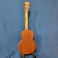 Ohana Tenor Starter Pack TK-10 Blem Laminate Mahogany Ukulele Bag, Tuner, Strap, Button h200