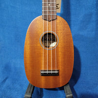 Ohana Soprano Pineapple Starter Pack PK-10 Lam Mahogany Ukulele Bag, Tuner, Strap, Button h229