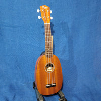 Ohana Soprano Pineapple Starter Pack PK-10 Lam Mahogany Ukulele Bag, Tuner, Strap, Button h229