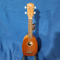 Ohana Soprano Pineapple Starter Pack PK-10 Lam Mahogany Ukulele Bag, Tuner, Strap, Button h231