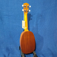 Ohana Soprano Pineapple Starter Pack PK-10 Lam Mahogany Ukulele Bag, Tuner, Strap, Button h231