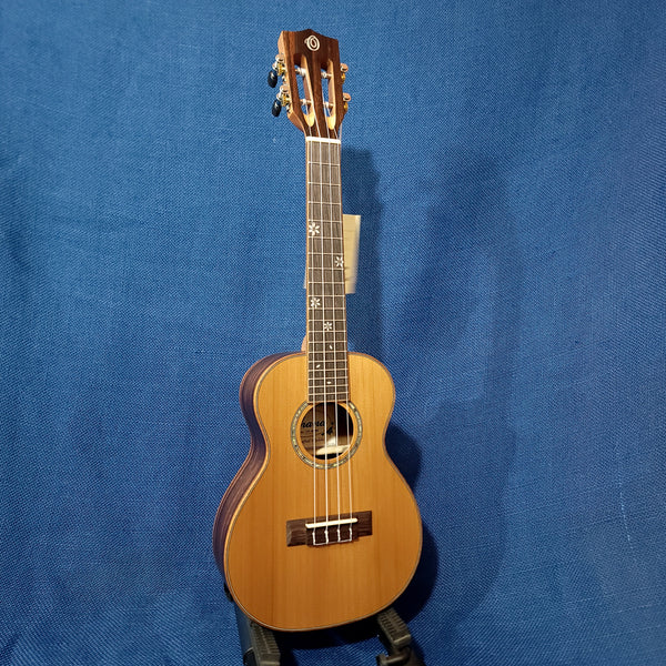 Ohana Concert CK-50ME Solid Ceder Top Laminate Macassar Ebony Slotted Headstock Ukulele h325