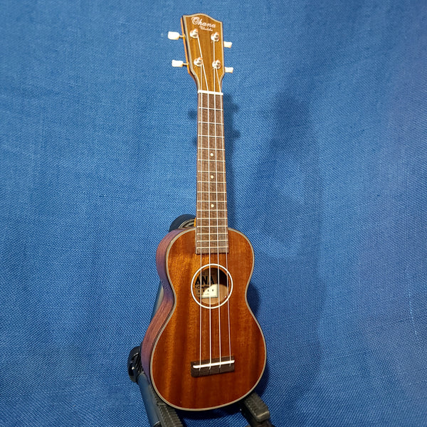 Ohana Soprano SK-35GS Blem All Solid Mahogany Gloss Ukulele h333