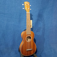 Ohana Soprano SK-35S All Solid Mahogany Matte Geared Tuners Ukulele h337