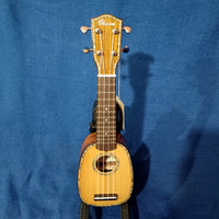 Ohana Pineapple Sopranissimo TTPK-70G All Solid Spruce / Mahogany Teenie Tiny Ukulele h386