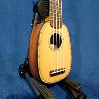 Ohana Pineapple Sopranissimo TTPK-70G All Solid Spruce / Mahogany Teenie Tiny Ukulele h386