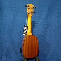 Ohana Pineapple Sopranissimo TTPK-70G All Solid Spruce / Mahogany Teenie Tiny Ukulele h386