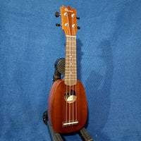 Ohana Sopranissimo Pineapple TTPK-25G Solid Mahogany Teenie Tiny Ukulele h391