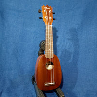 Ohana Sopranissimo Pineapple TTPK-25G Solid Mahogany Teenie Tiny Ukulele h391