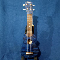 Ohana Sopranissimo O'Nina Blue SK-08BL Laminate Willow Teenie Tiny Ukulele h407