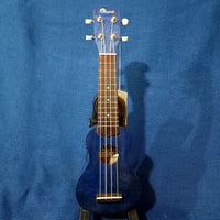 Ohana Sopranissimo O'Nina Blue SK-08BL Laminate Willow Teenie Tiny Ukulele h408