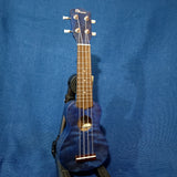 Ohana Sopranissimo O'Nina Blue SK-08BL Laminate Willow Teenie Tiny Ukulele h409