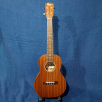 Ohana Tenor Starter Pack TK-10 Laminate Mahogany Ukulele Bag, Tuner, Strap, Button h410