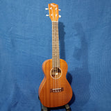 Ohana Concert CK-10 Starter Pack Laminate Mahogany Ukulele, Bag, Tuner, Strap, Button h433