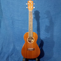 Ohana Concert CK-10 Starter Pack Laminate Mahogany Ukulele, Bag, Tuner, Strap, Button h433
