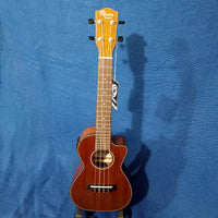 Ohana Concert CK-35GCE All Solid Mahogany Gloss Cutaway A/E Ukulele h436