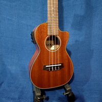 Ohana Concert CK-35GCE All Solid Mahogany Gloss Cutaway A/E Ukulele h436