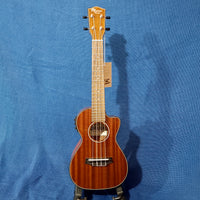 Ohana Concert CK-35GCE All Solid Mahogany Gloss Cutaway A/E Ukulele h437