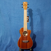 Ohana Concert CK-35GCE All Solid Mahogany Gloss Cutaway A/E Ukulele h439