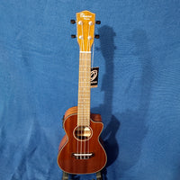 Ohana Concert CK-35GCE All Solid Mahogany Gloss Cutaway A/E Ukulele h439