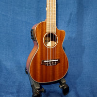 Ohana Concert CK-35GCE All Solid Mahogany Gloss Cutaway A/E Ukulele h439