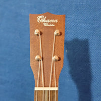 Ohana Concert CK-39 All Solid Mahogany Vintage 3M-Style Ukulele h534