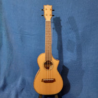Ohana Concert CK-75CG All Solid Spruce / Flame Maple Cutaway Ukulele h531