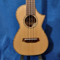 Ohana Concert CK-75CG All Solid Spruce / Flame Maple Cutaway Ukulele h531