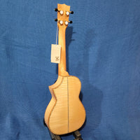 Ohana Concert CK-75CG All Solid Spruce / Flame Maple Cutaway Ukulele h531
