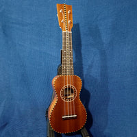 Ohana Sopranino Pequeno Blem Nunes Vintage Style All Solid Mahogany Ukulele h600