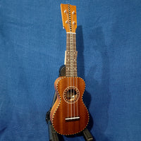 Ohana Sopranino Pequeno Nunes Vintage Style All Solid Mahogany Ukulele h601