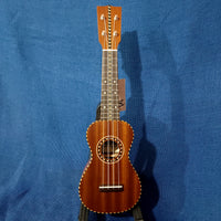 Ohana Sopranino Pequeno Nunes Vintage Style All Solid Mahogany Ukulele h602
