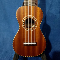 Ohana Sopranino Pequeno Nunes Vintage Style All Solid Mahogany Ukulele h602