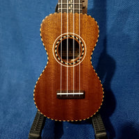 Ohana Sopranino Pequeno Nunes Vintage Style All Solid Mahogany Ukulele h604