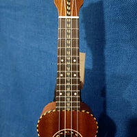 Ohana Sopranino Pequeno Nunes Vintage Style All Solid Mahogany Ukulele h605