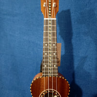 Ohana Sopranino Pequeno Nunes Vintage Style All Solid Mahogany Ukulele h606