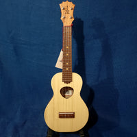 KoAloha Opio Concert All Solid Spruce / Acacia KCO-10S Ukulele w/ Bag p687