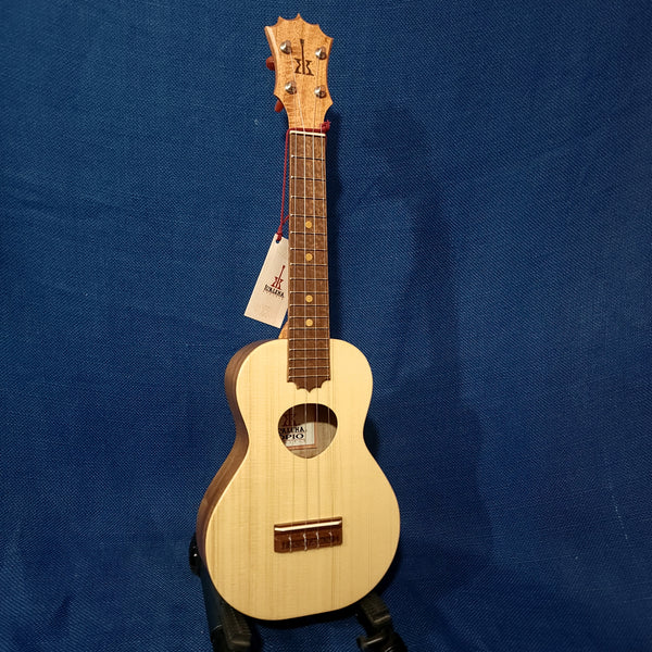 KoAloha Opio Concert All Solid Spruce / Acacia KCO-10S Ukulele w/ Bag p687