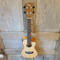 Ohana Concert CK-70WGCE Solid Spruce/ Laminate Willow Cutaway A/E Ukulele h707